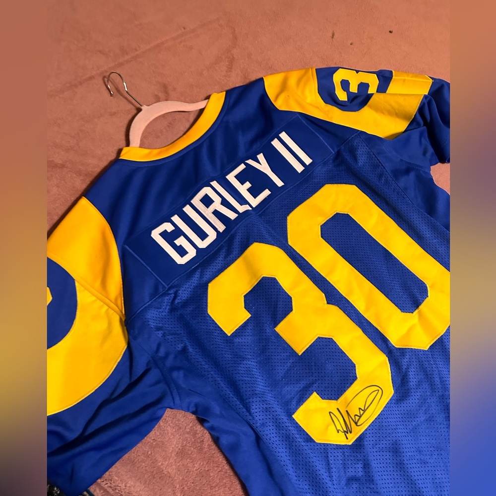 Signed Rams Jersey Gurley
